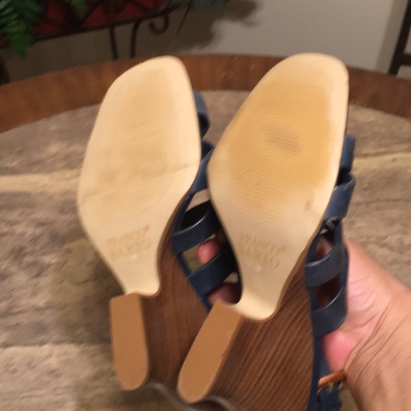 Franco Sarto Leather Sandals - Picture 3 of 6